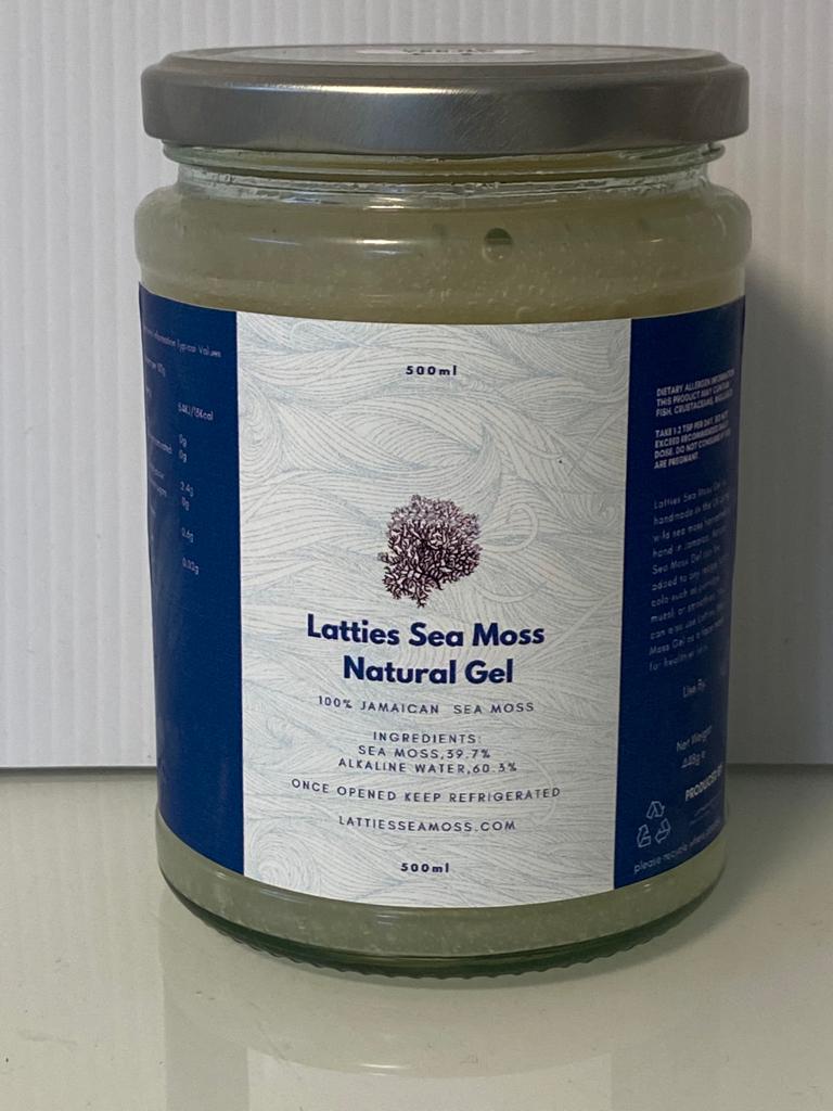 Latties Sea Moss Gel  Natural 300g
